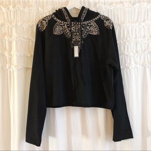 Anthropologie Love Sam Sweater Hoodie